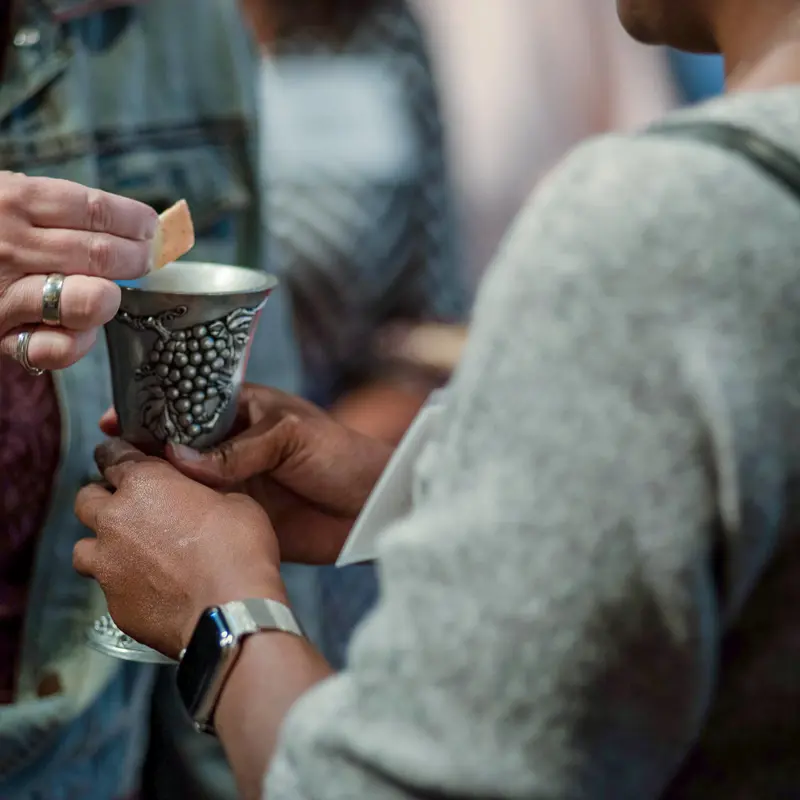 people taking communion