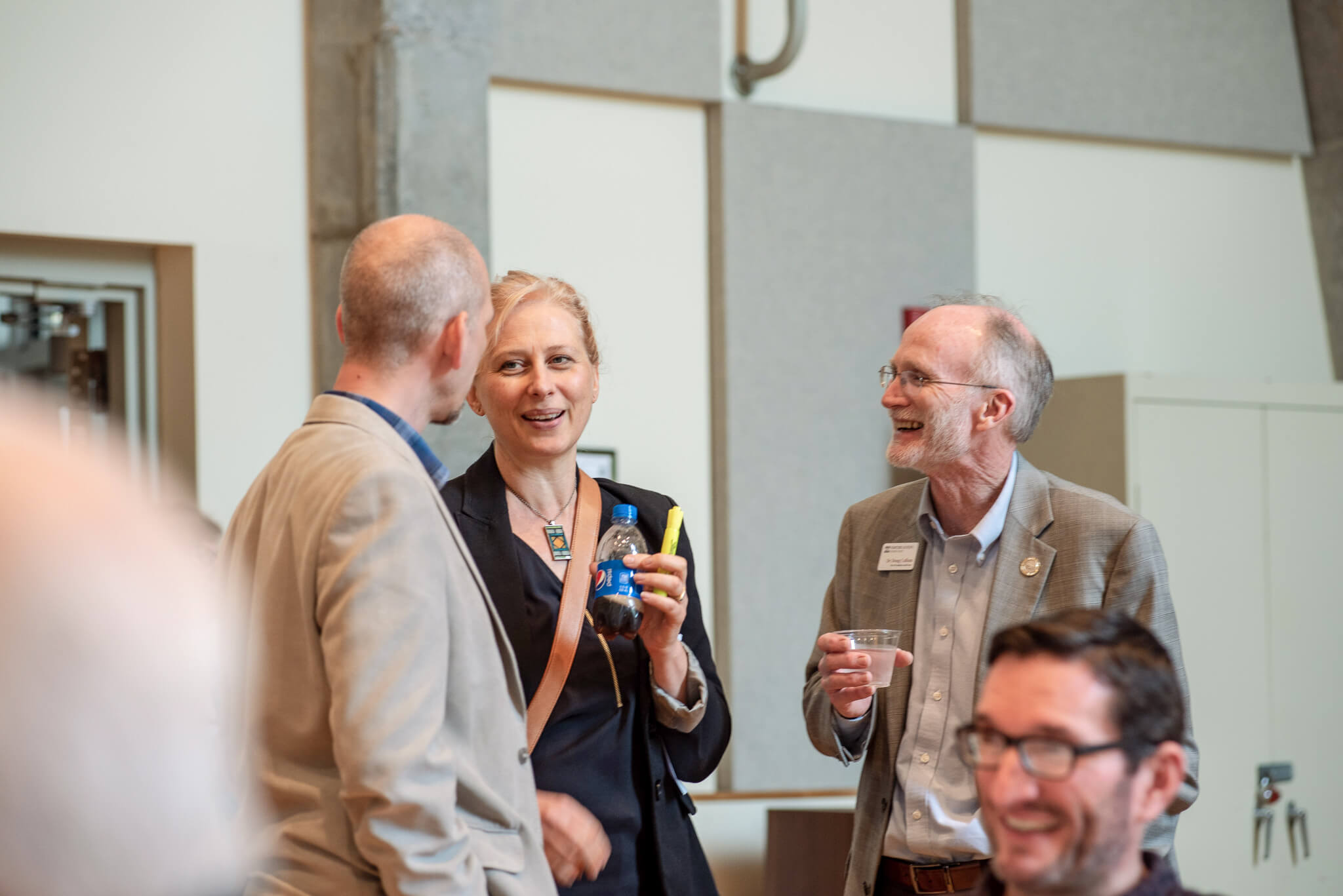 professors talking to each other