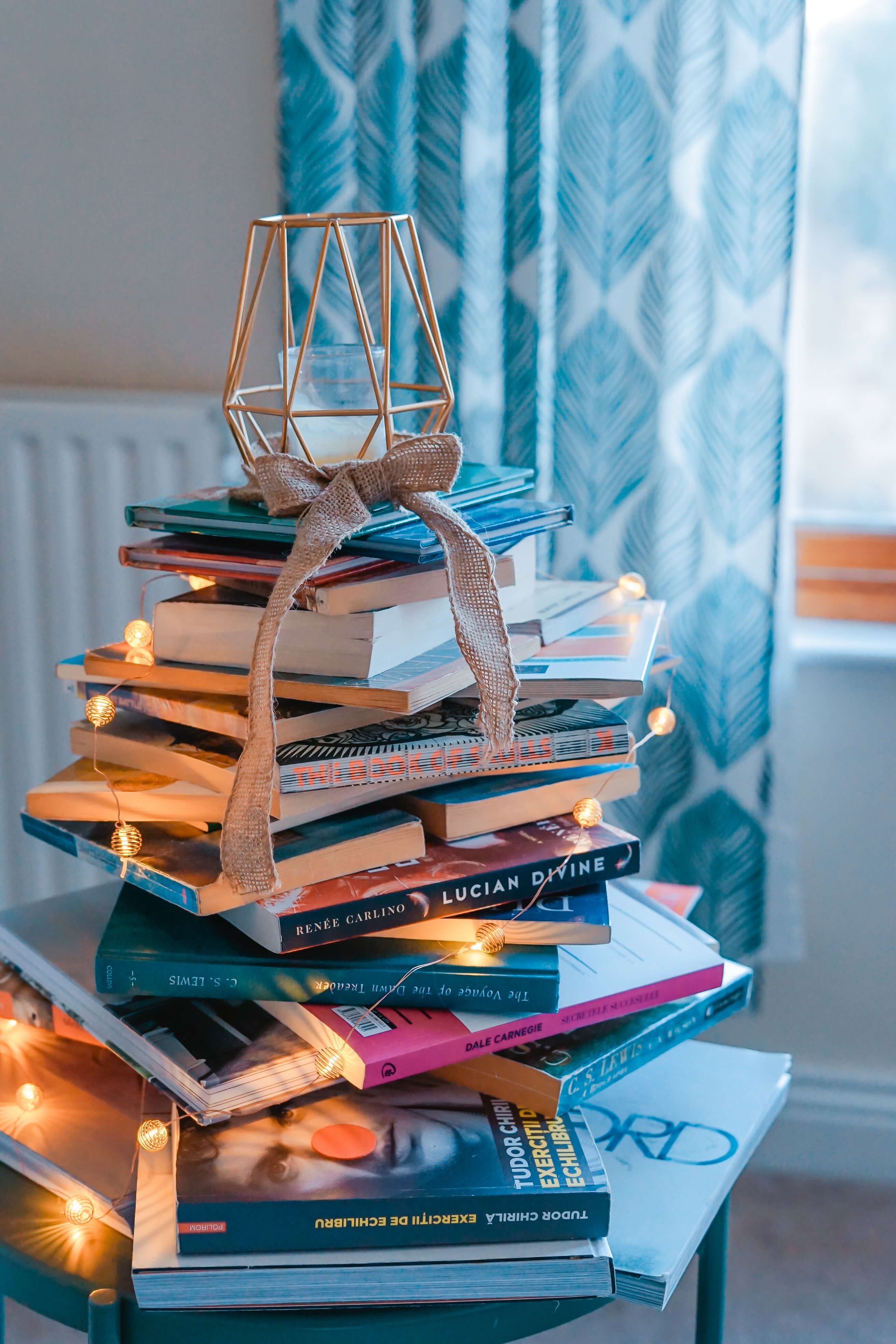 stack of books
