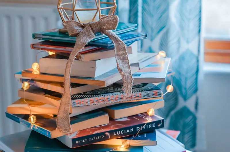 stack of books