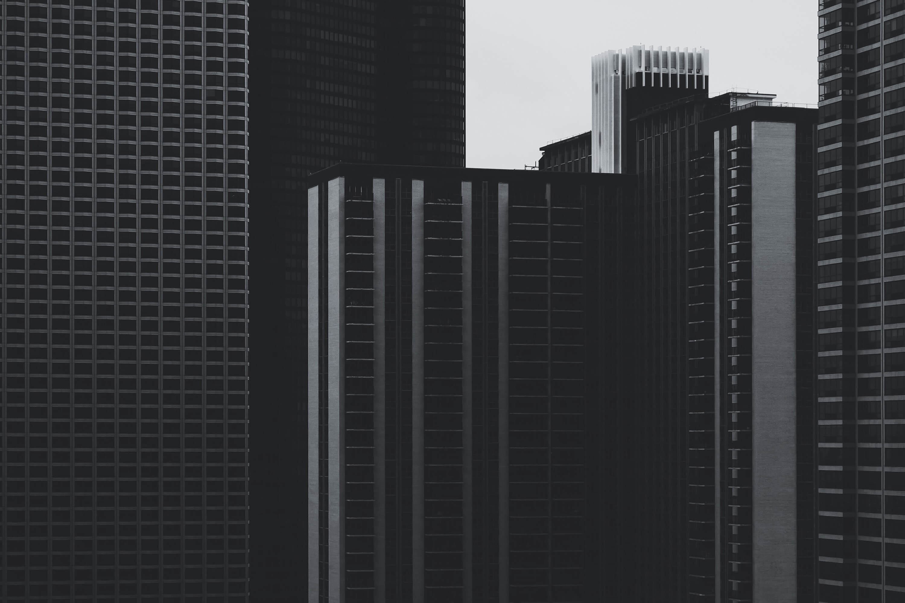 Dark skyscrapers