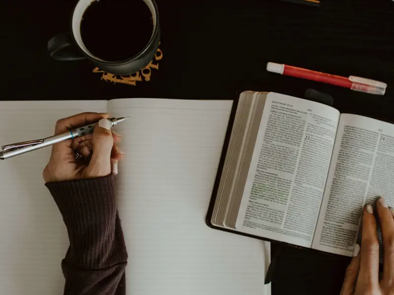 Taking notes on the Bible