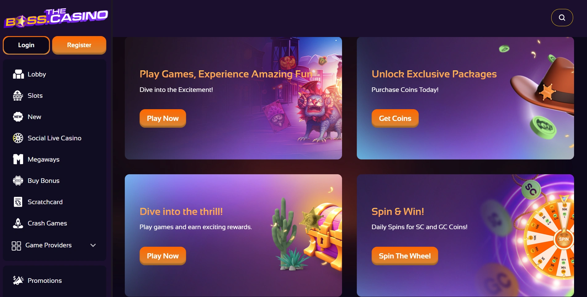 TheBoss.Casino Review – Crypto Sweepstakes Casino