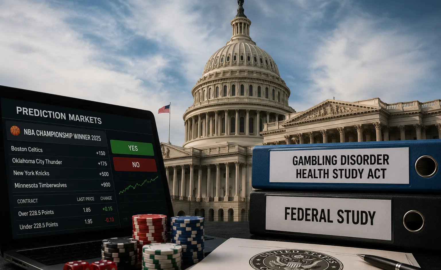 Lawmakers Push for Federal Study on Gambling Disorder as Betting Options Expand