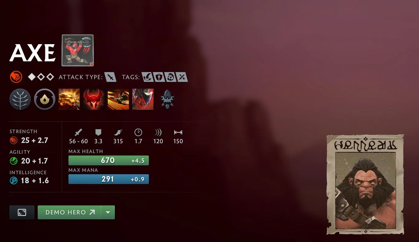 Axe is Missing