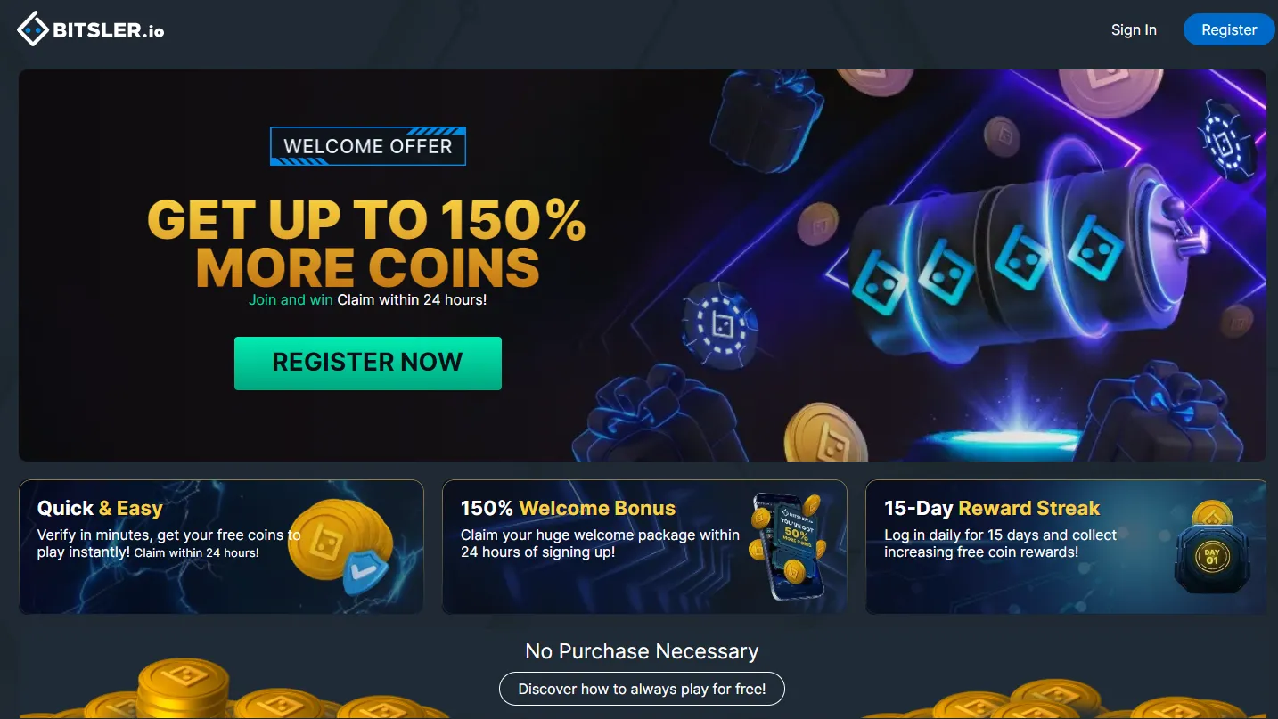 Bitsler.io Casino Review: Crypto Sweepstakes Casino