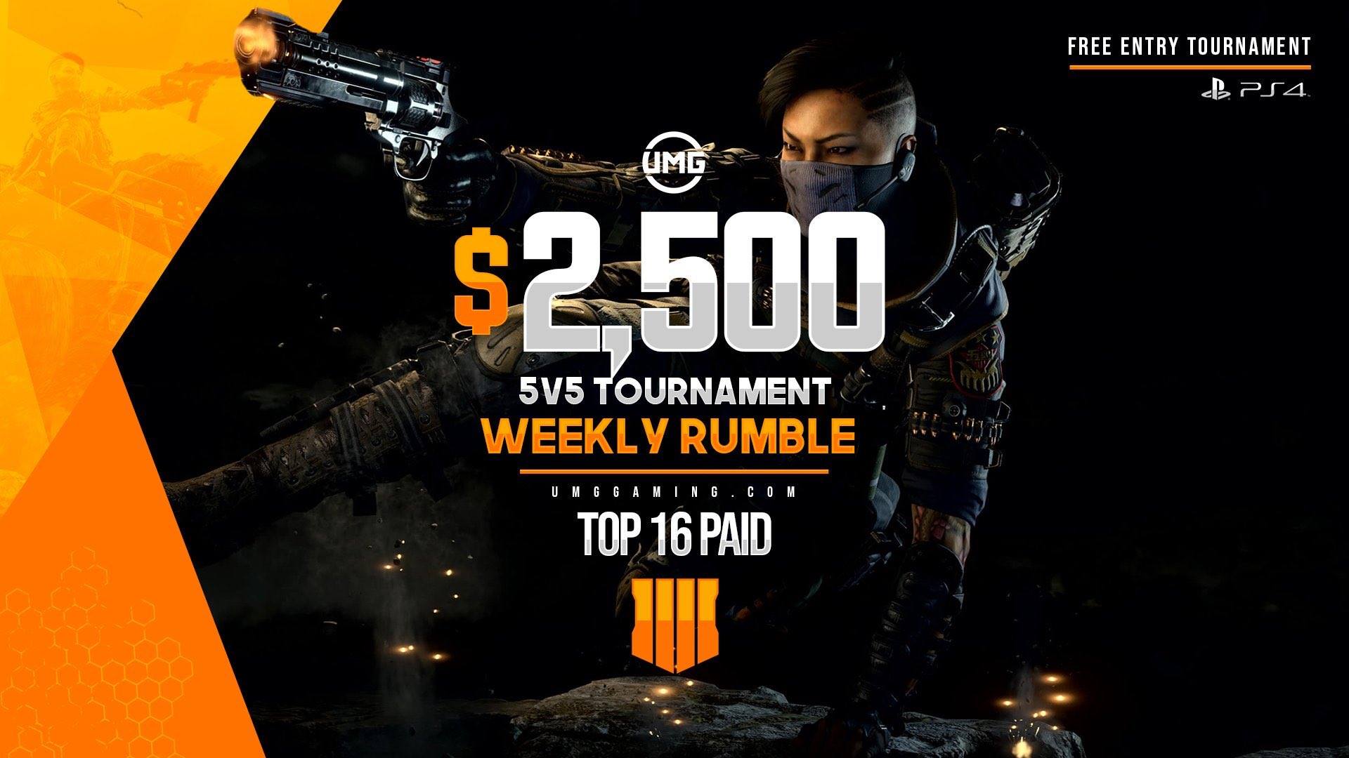 UMG COD Black Ops Weekly Rumble