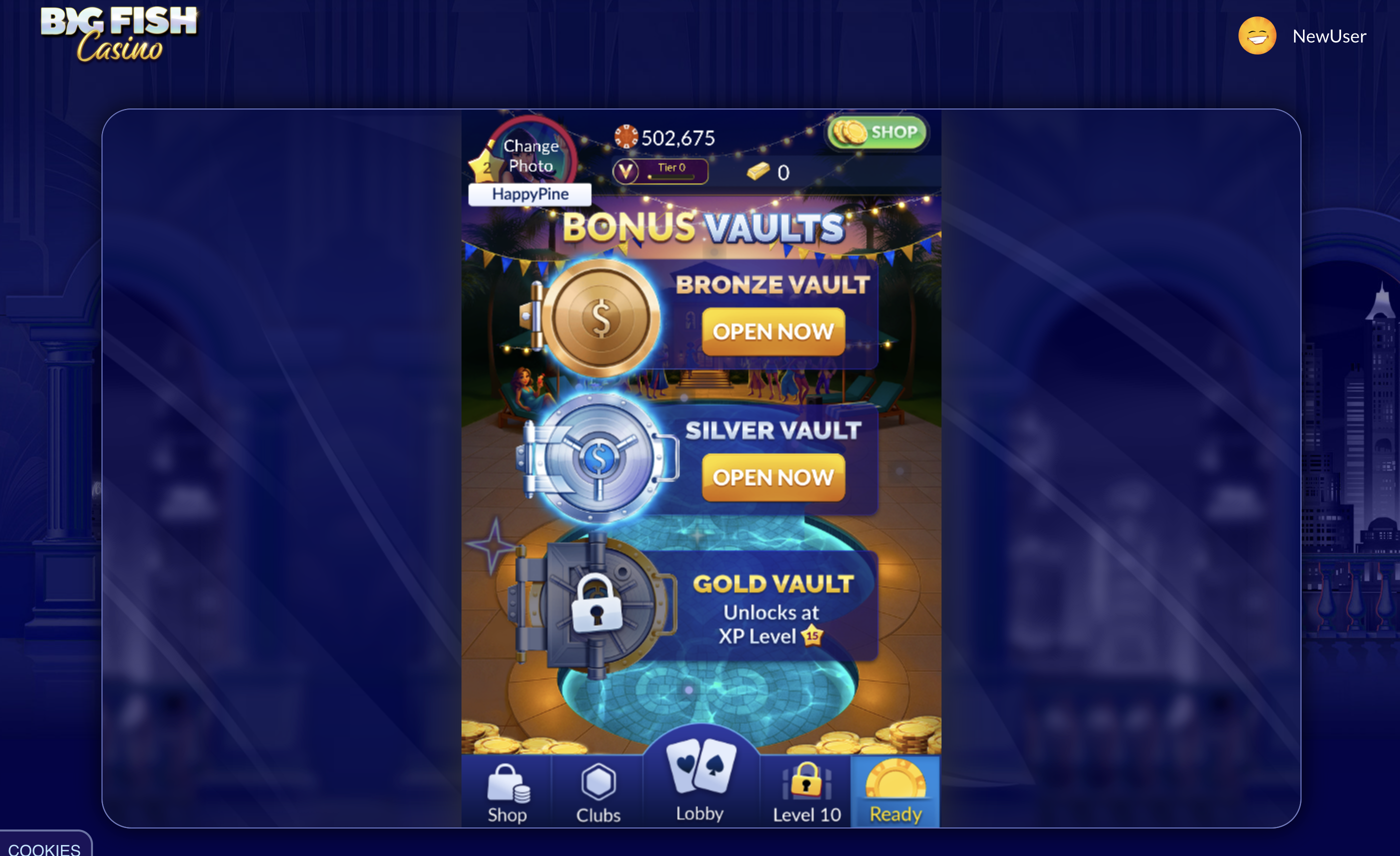 Big Fish Casino Rewards