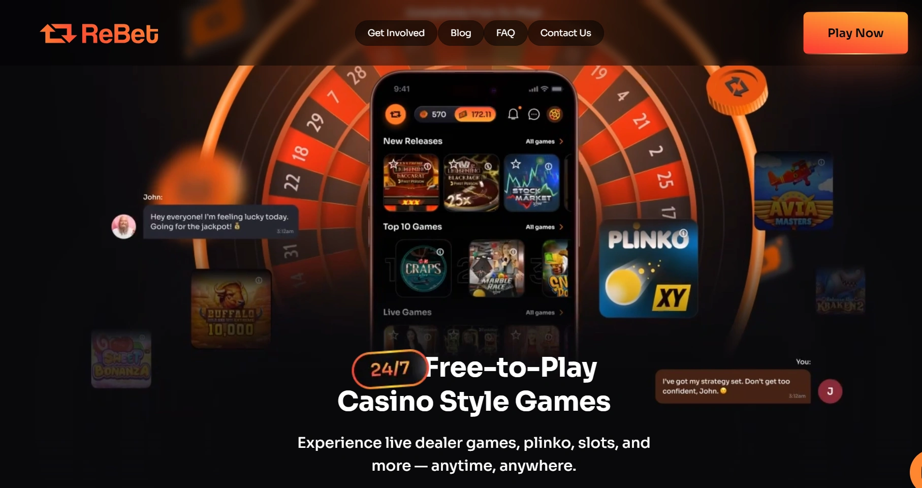 ReBet Casino Games