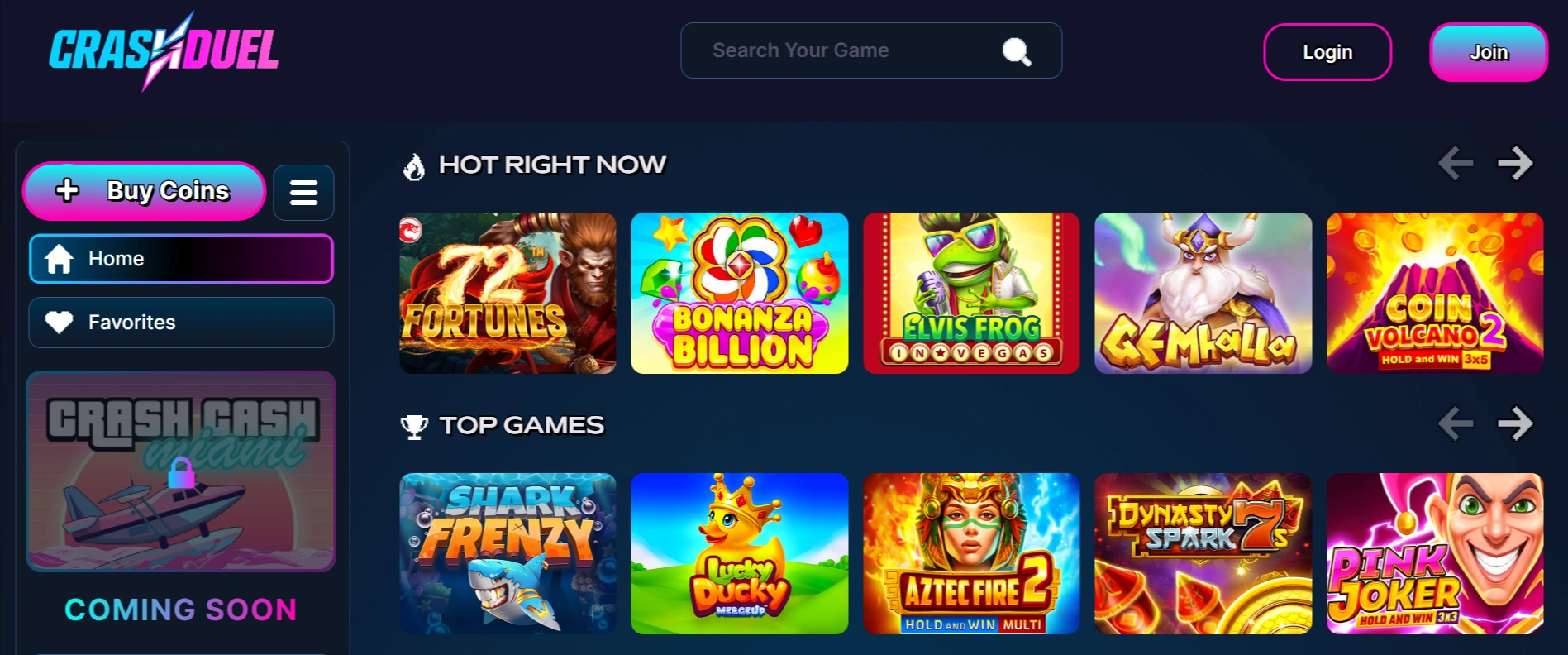Crash Duel Games